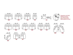 Divano angolare in Pelle Max divani a prezzo ribassato