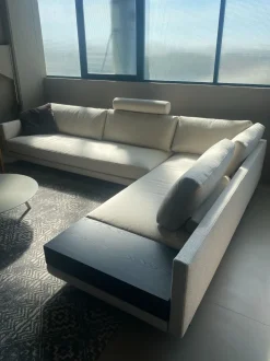 Divano angolare in Tessuto Poliform a prezzo scontato