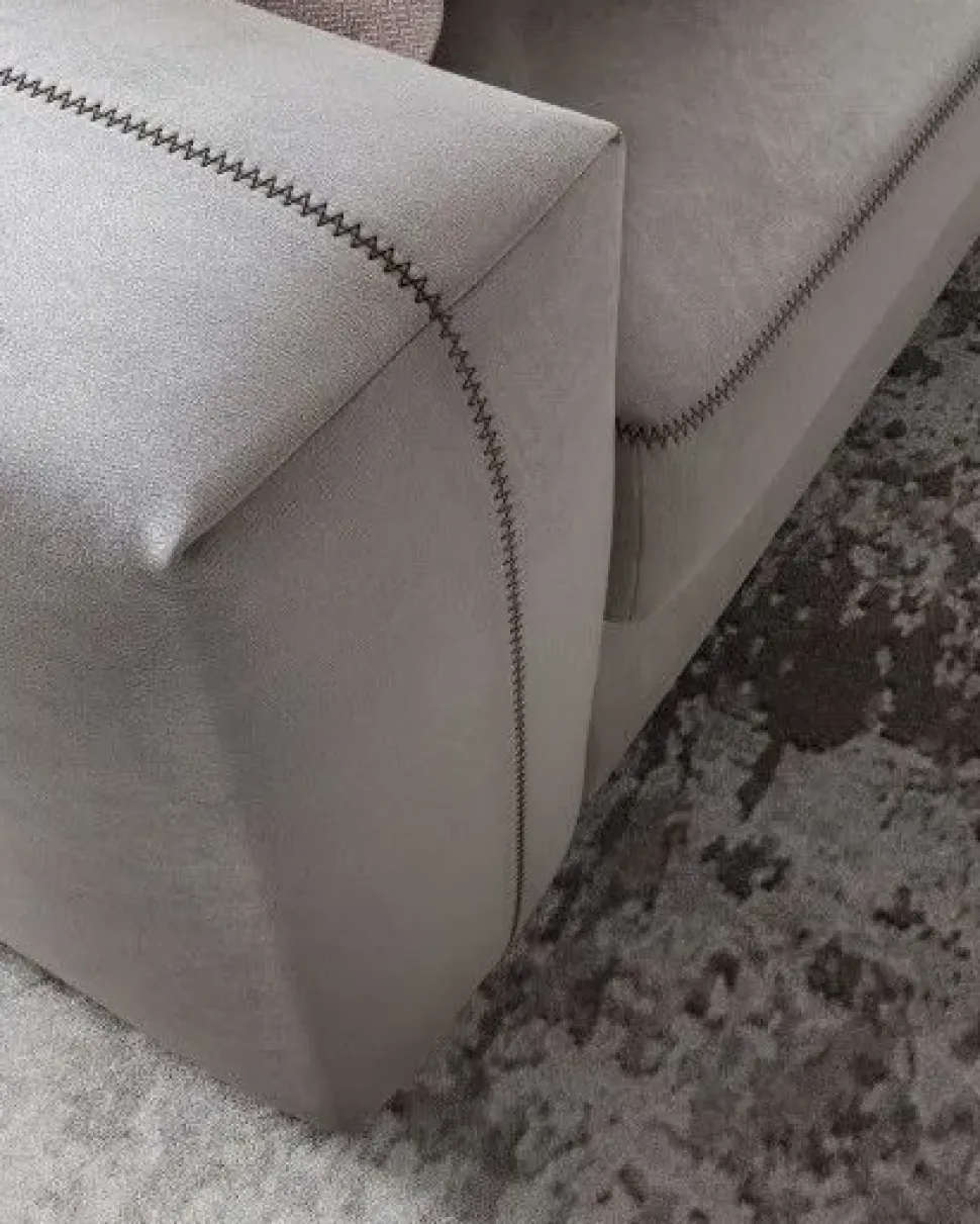 Divano Angolare in Tessuto sfoderabile Astor angolare di Le comfort