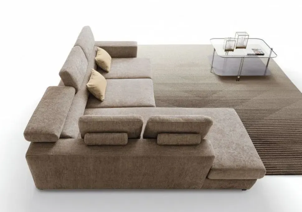 Divano angolare in Tessuto Plaris Le comfort