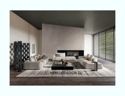 Divano Angolare in Tessuto sfoderabile Adam di Le comfort