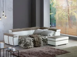 Divano angolare Kevin grande Artigianale a prezzo ribassato