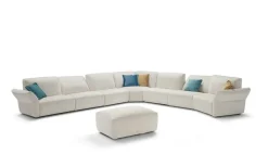 Divano angolare Modello italia completo di meccanismi in tutto il divano Md work PREZZI OUTLET