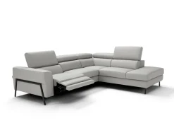 Divano angolare pelle in poliuretano  Max divani a prezzo Outlet