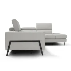 Divano angolare pelle in poliuretano  Max divani a prezzo Outlet