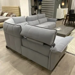 Divano angolare tessuto in poliuretano Franco ferri in Offerta Outlet