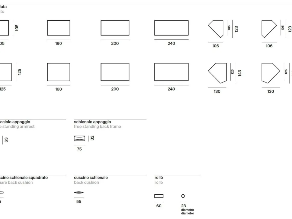 Divano Avenue * in Tessuto sfoderabile di Twils scontato 30%