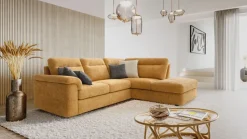 Divano Bellargo b in Tessuto sfoderabile di Le comfort scontato 34%