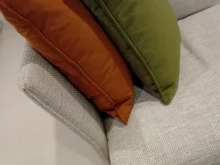 Divano Biba salotti Divano con penisola mod link PREZZI OUTLET sconto 30%