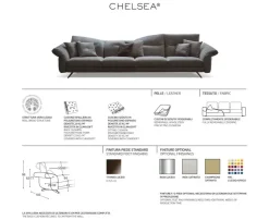Divano Chelsea Rosini a PREZZO OUTLET scontato del 30%