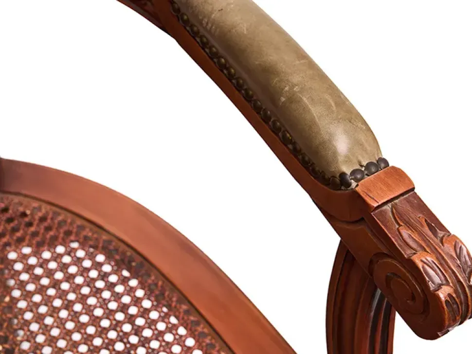 Divano classico pelle Divanetto di Artigianale con sconto del - 65%