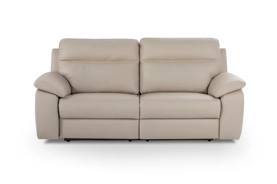 Divano classico pelle Mara di Artigianale con sconto del - 50%