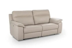 Divano classico pelle Mara di Artigianale con sconto del - 50%