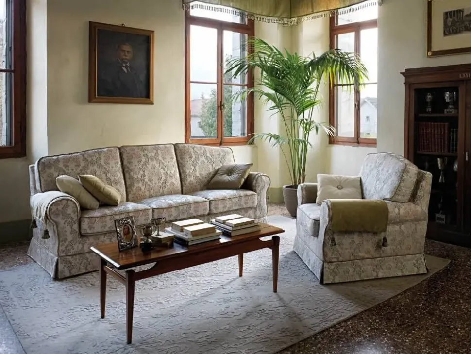 Divano classico tessuto Royal di Samoa con sconto del - 30%