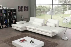 Divano con chaise longue Nicoletti home Serena PREZZI OUTLET sconto 48%