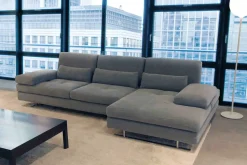 Divano con chaise longue Nicoletti home Serena PREZZI OUTLET sconto 48%