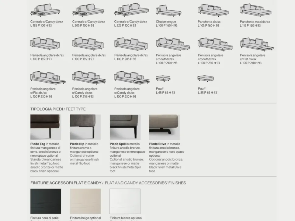 Divano Con penisola Ares Samoa in Offerta Outlet a 2041 Euro