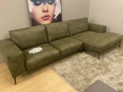 Divano con penisola Atlantic Fabbri salotti a prezzo ribassato