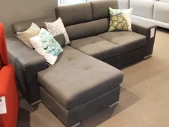 Divano con penisola Bari Artigianale a PREZZO OUTLET scontato del 34%