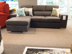 Divano con penisola Bari Artigianale a PREZZO OUTLET scontato del 34%