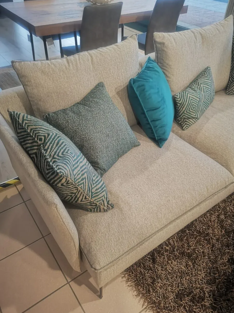 Divano con penisola Biba salotti Link PREZZI OUTLET sconto 40%