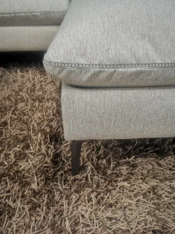 Divano con penisola Biba salotti Link PREZZI OUTLET sconto 40%