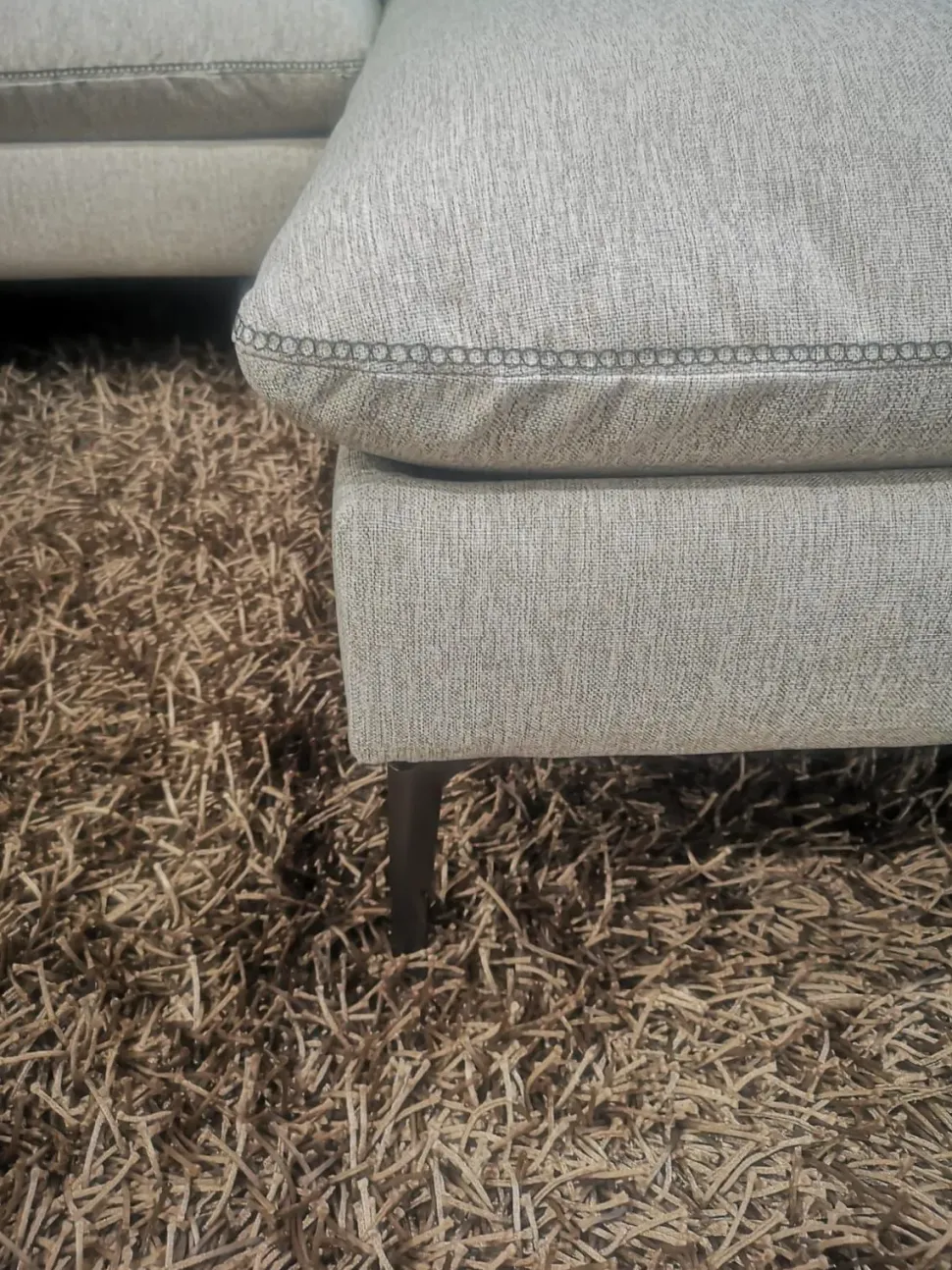 Divano con penisola Biba salotti Link PREZZI OUTLET sconto 40%