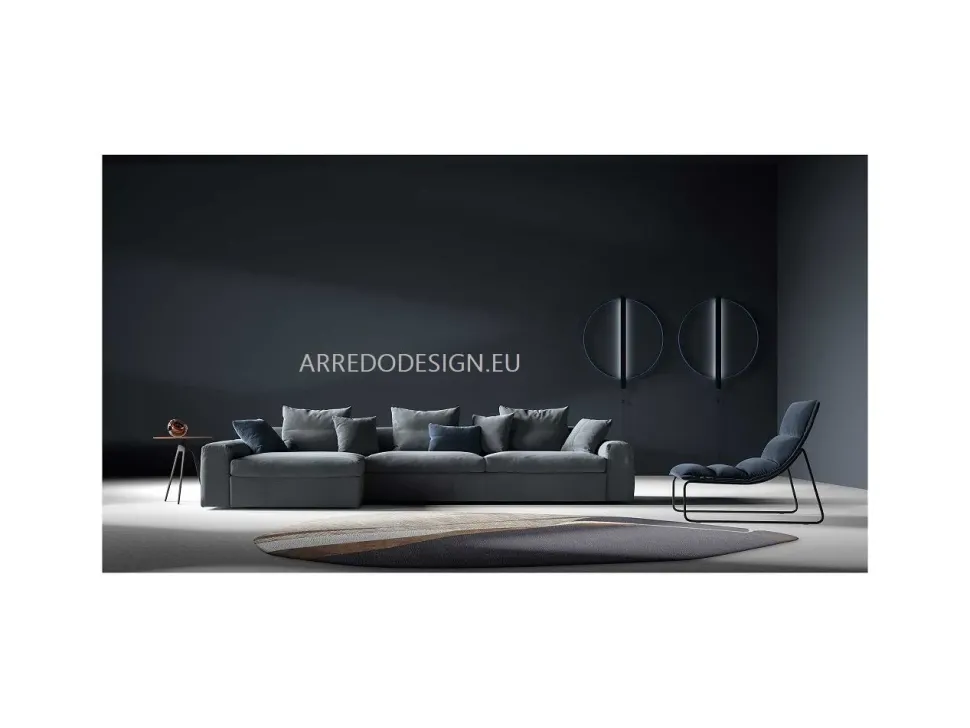 Divano Con penisola Brad * di Biba salotti a prezzo scontato