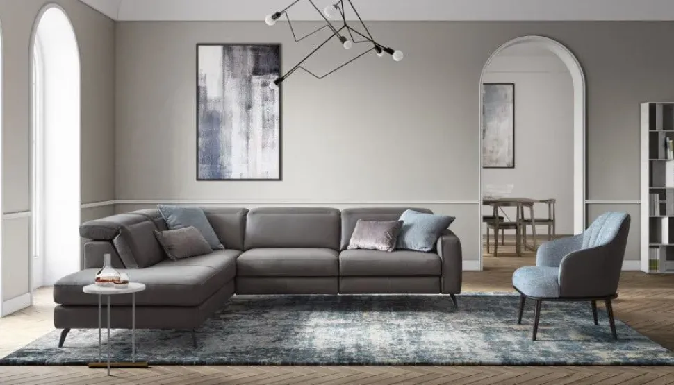 Divano con penisola Christopher Mottes selection con forte sconto