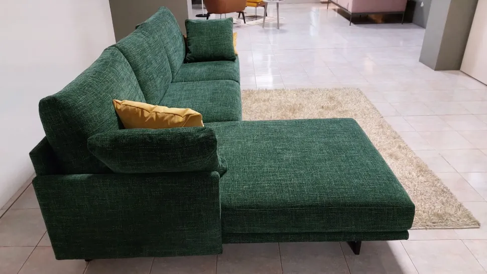 Divano con penisola Deas Lord byron PREZZI OUTLET sconto 50%