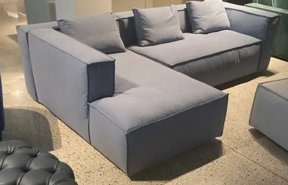 Divano con penisola Divano pronta consegna piuma Md work a PREZZO OUTLET