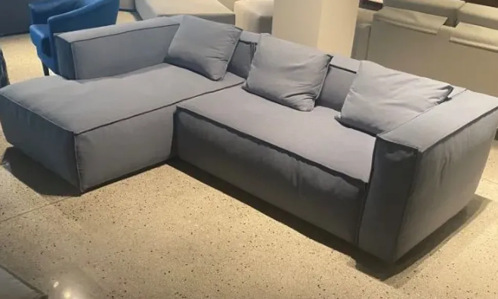 Divano con penisola Divano pronta consegna piuma Md work a PREZZO OUTLET