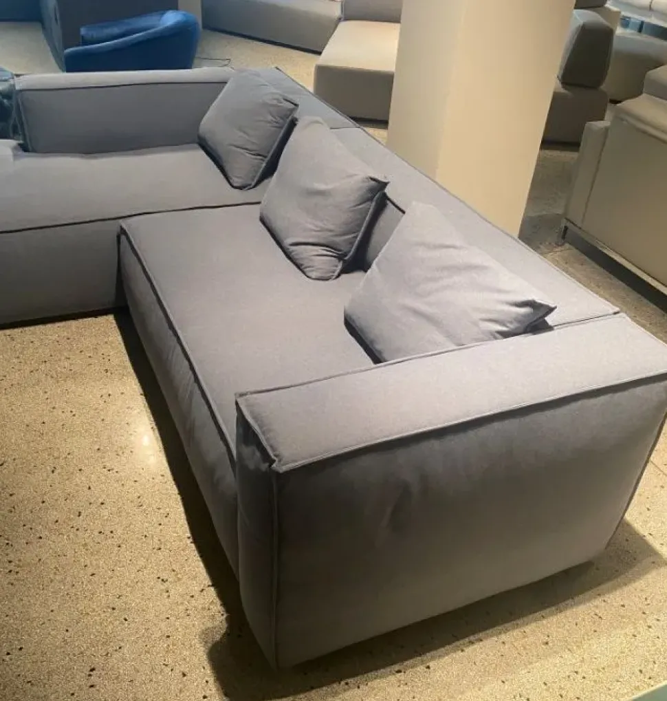 Divano con penisola Divano pronta consegna piuma Md work a PREZZO OUTLET