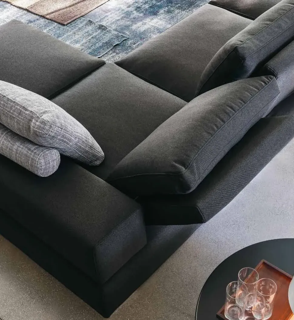 Divano con penisola Divano reclinabile diversi rivestimenti Md work: con uno SCONTO ESCLUSIVO del 42%