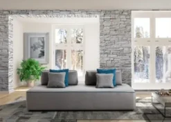 Divano con penisola Divano modulare piuma alta qualita italy Md work OFFERTA OUTLET