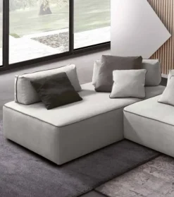 Divano con penisola Divano modulare piuma alta qualita italy Md work OFFERTA OUTLET