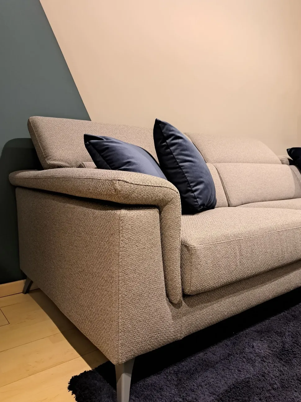 Divano con penisola Febal Kensington PREZZI OUTLET sconto 50%