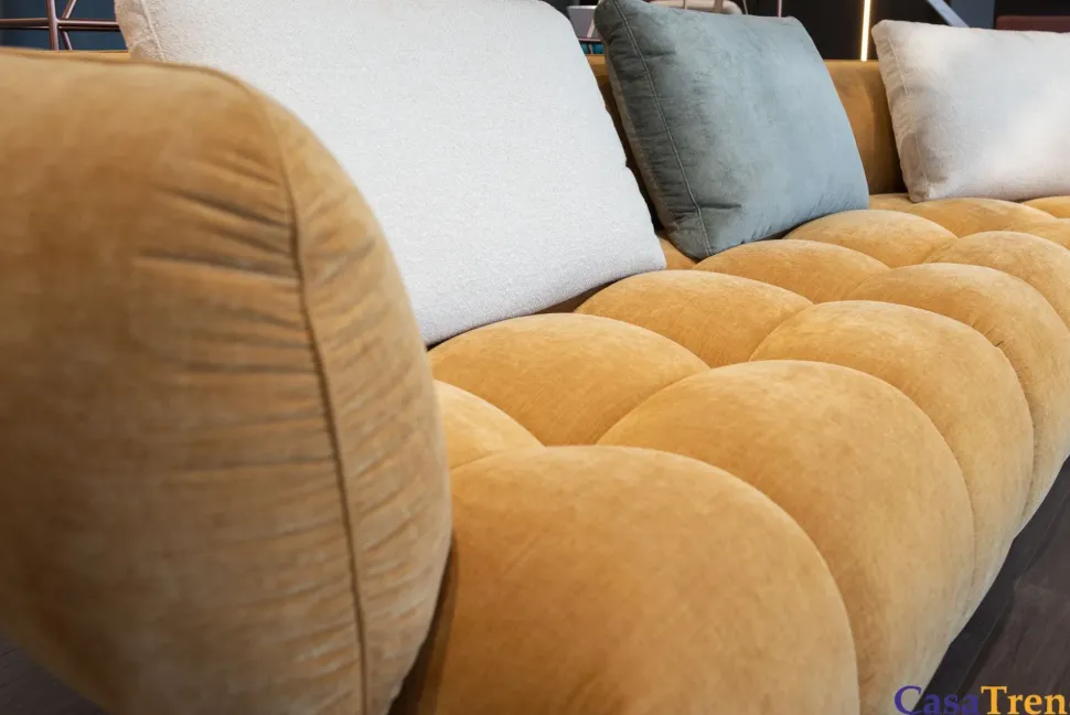 Divano con penisola Franco ferri Abbracci PREZZI OUTLET sconto 38%