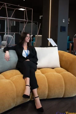 Divano con penisola Franco ferri Abbracci PREZZI OUTLET sconto 38%