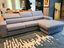 Divano con penisola Giove Biel in Offerta Outlet