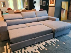 Divano con penisola Giove Biel in Offerta Outlet