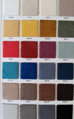 Divano con penisola in Microfibra Pechino Artigianale