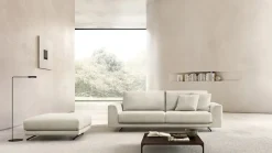 Divano Con penisola in Tessuto sfoderabile Norman di Doimo salotti