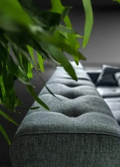 Divano con penisola in Tessuto Md work a prezzo scontato