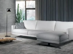 Divano con penisola in Tessuto Excò a prezzo ribassato