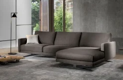 Divano con penisola in Tessuto Excò a prezzo ribassato