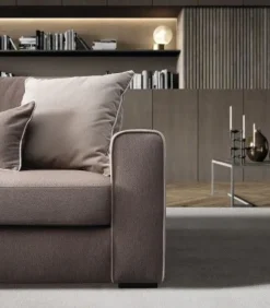 Divano con penisola in Tessuto Icaro Le comfort