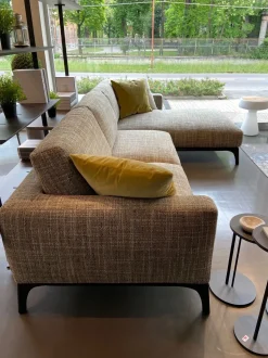 Divano con penisola in Tessuto Bodema a prezzo scontato