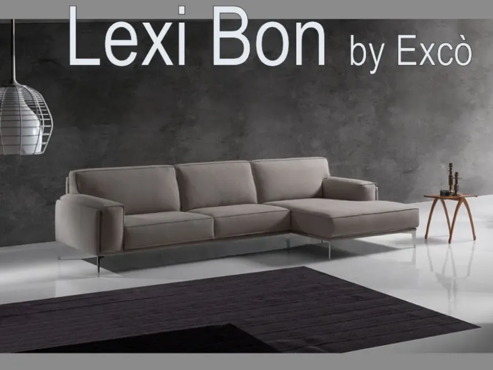Divano con penisola Lexi bon Excò con forte sconto