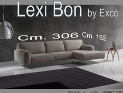 Divano con penisola Lexi bon Excò con forte sconto